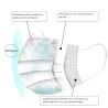 Maschera di bocca / viso - 3-strato - usa e getta - tie-dye pattern - 10 - 20 - 30 - 50 - 60 - 70 pezzi