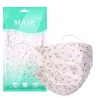 Mascarillas bucales10 - 100 piezas - cara antibacteriana desechable / máscaras de boca - 3 capas - estampado floral