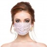 10 - 100 sztuk - jednorazowe antybakteryjne maski na twarz / usta - 3-warstwowe - nadruk kwiatowyMaski na usta