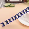 Pienet kristalliperhoset - hiukset leikkaavat - 12 kappaletta