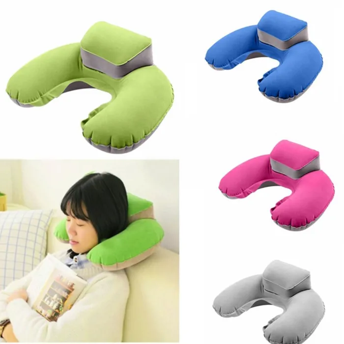 Travel pillow - inflatable - neck support - U-shapedPillows