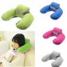 Travel pillow - inflatable - neck support - U-shapedPillows