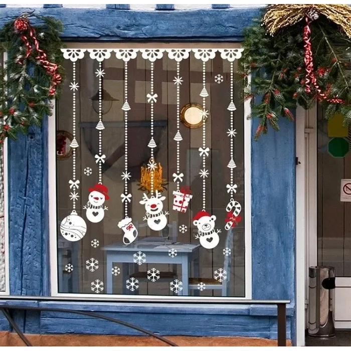 Decoração de Natal - adesivos de janela