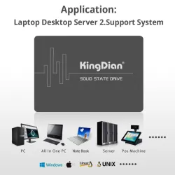 KingDian - SSD - intern solid state drive - 16GB - 32GB - 60GB - 120GB - 128GB - 240GB - 256GB - 480GB - 512GB - 1TB - 2TB
