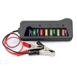 Diagnóstico12V cargador de batería de coche - pantalla de luces LED