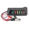 12V auton akun testaus - LED-valot