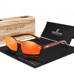 Óculos de sol de madeira - feitos à mão - UV400 - unisex