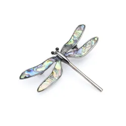 Dragonfly en émail vintage - broche élégante
