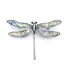 Vintage enamel dragonfly - elegant brosch