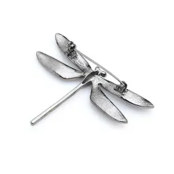 Vintage enamel lohikäärme - elegantti brooch
