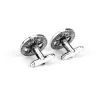 Antique cufflinks - pentagram & crystalsCufflinks