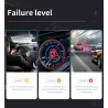 DiagnósticoAD10 - OBD2 - ELM327 - escáner de coche de diagnóstico - lector de código - Bluetooth - iOS - Android - pantalla d...