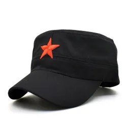 Baseball cap - arméhatt - med en röd stjärna