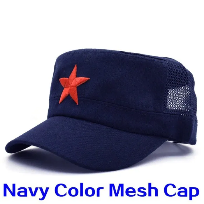 Baseball cap - cappello militare - con una stella rossa