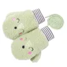Guanti peluche caldi per bambini - un dito - con corda - design degli animali