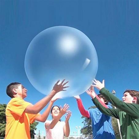 Transparent bubble ball - inflatable - tear-resistant
