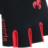 Sporthandskar - non-slip - halv finger - med skorpionsmönster - unisex