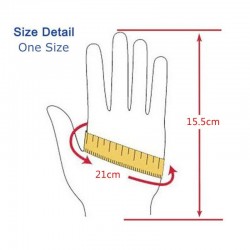 Sporthandskar - non-slip - halv finger - med skorpionsmönster - unisex