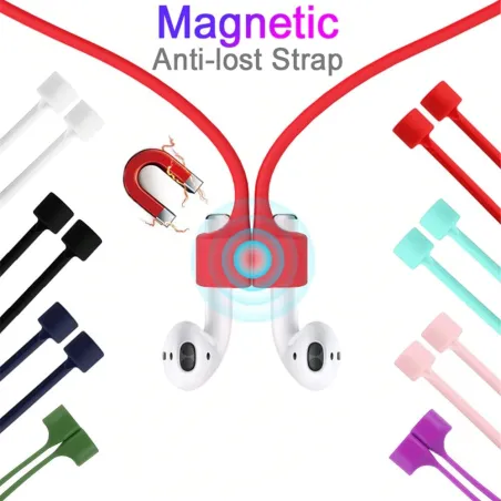 Cabo magnético anti-perda AirPods - silicone