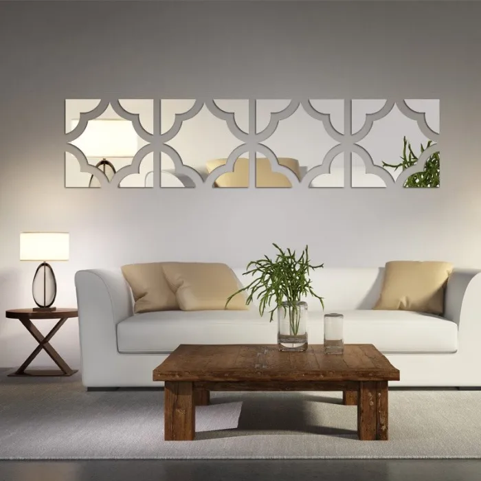 3D moderni akryylipeili - seinä tarra