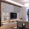 Pegatinas de pared3D espejo acrílico moderno - pegatina de pared