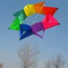 Five-pointed star - colourful kite