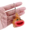 Poop drôle de squishy - pop out language - keychain