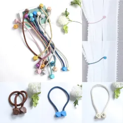 Magnetisk Ball - Curtain Simple Tie Rope - 2pcs