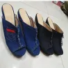 Tacones altostacones altos - Zapatillas denim - Negro - Azul
