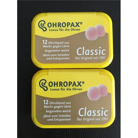 Classic Wax Earplugs - 6pairsSleeping