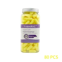 Sponge Ear Plugs - 80 paria