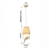Bird Chandeliers - Lampes - Retro Art - E27