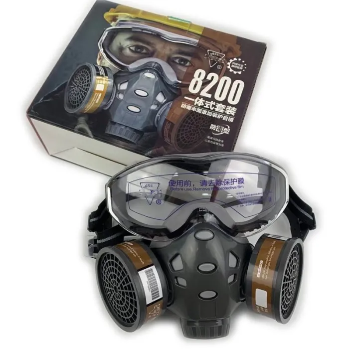 Full Face Gas Mask - Glasögon - Säkerhet - Anti-Dust - Filter Respirator