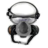 Máscara de gás de cara cheia - Vidros - Segurança - Anti-Dust - Respirador de filtro
