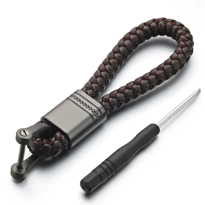 Rope de couro - carro - Chaveiro