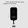Trådlös laddningsmottagare - Micro USB / Typ C Adapter iPhone 5S/SE/6/6S