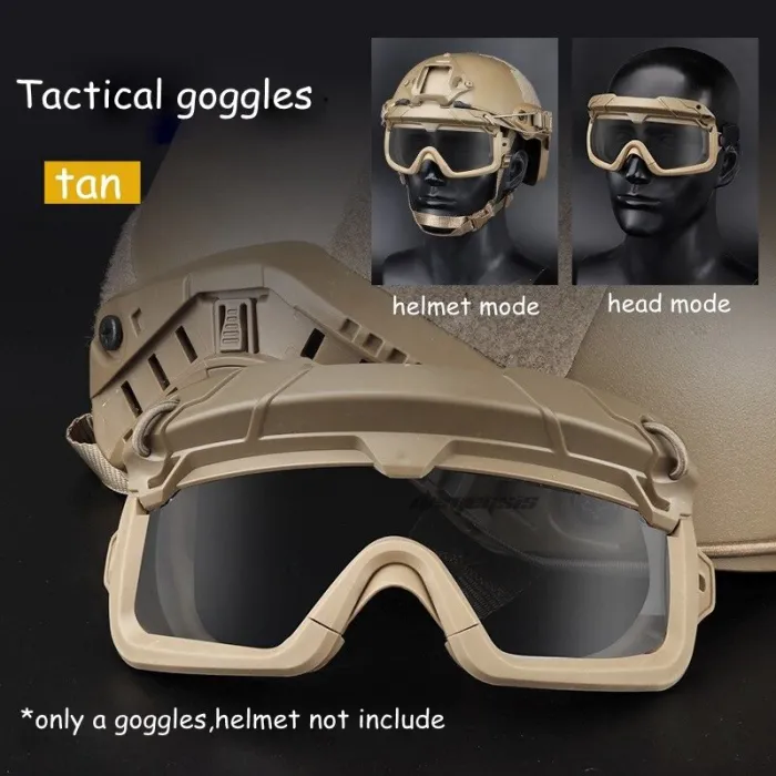 MáscaraTactical - Airsoft - Paintball - gafas - Windproof