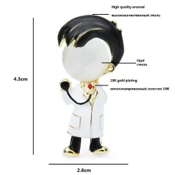 Docteur Brooches