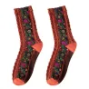 Embroidery Flower Socks - Ethnic Style - Kvinnor