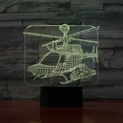 Luces & IluminaciónLámpara de avión - Luz 3D - LED - 7 colores