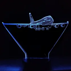 Luces & IluminaciónLámpara de avión - Luz 3D - LED - 7 colores