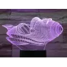 Luces & IluminaciónLámpara de avión - Luz 3D - LED - 7 colores
