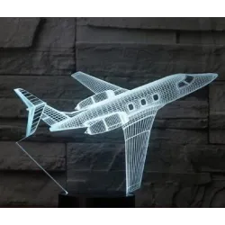 Luces & IluminaciónLámpara de avión - Luz 3D - LED - 7 colores