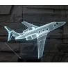 Air Plane Lamp - 3D Light - LED - 7 väriä
