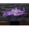 Luces & IluminaciónLámpara de avión - Luz 3D - LED - 7 colores