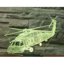 Luces & IluminaciónLámpara de avión - Luz 3D - LED - 7 colores
