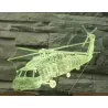 Air Plane Lamp - 3D Light - LED - 7 färger