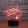 Luces & IluminaciónLámpara de avión - Luz 3D - LED - 7 colores