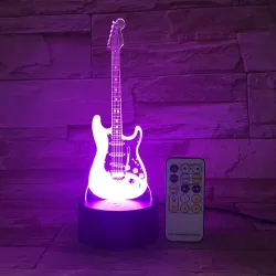 Etäinen Guitar Night Light - 3D - LED Lamp