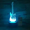 Remote Guitar Night Light - 3D - LED Lamp - 7 Colors
